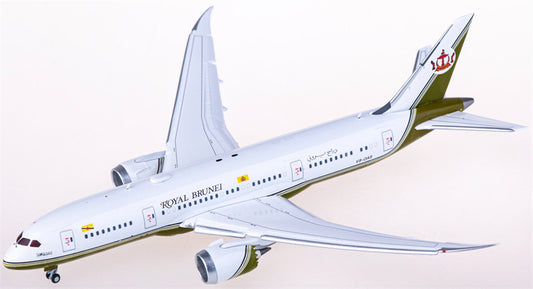 JC Wings Brunei Sultan's Flight Boeing 787-8 V8-OAS Flaps Down 1:400 Diecast Model view 1