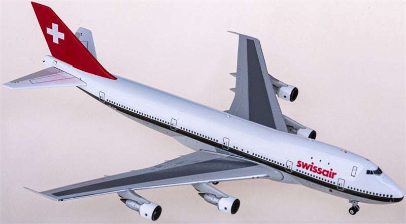 Phoenix Swissair Boeing 747-200 HB-IGA 1:400 Diecast Model view 1