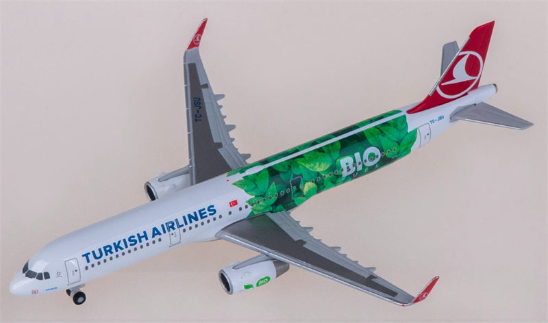 Herpa Turkish Airlines Airbus A321 TC-JSU 1:500 Aircraft Pre-built  Airliner Model Display