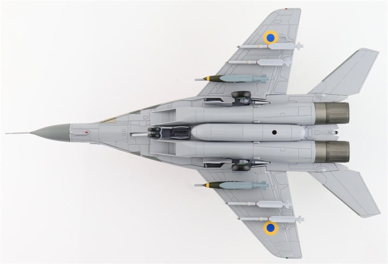 HOBBY MASTER MIG29 9-13 Fulcrum C bort 02 Ukrainian Air Force (with 2 x JDAM-ER 2 x AGM-88) 1:72 Aircraft Pre-built Model