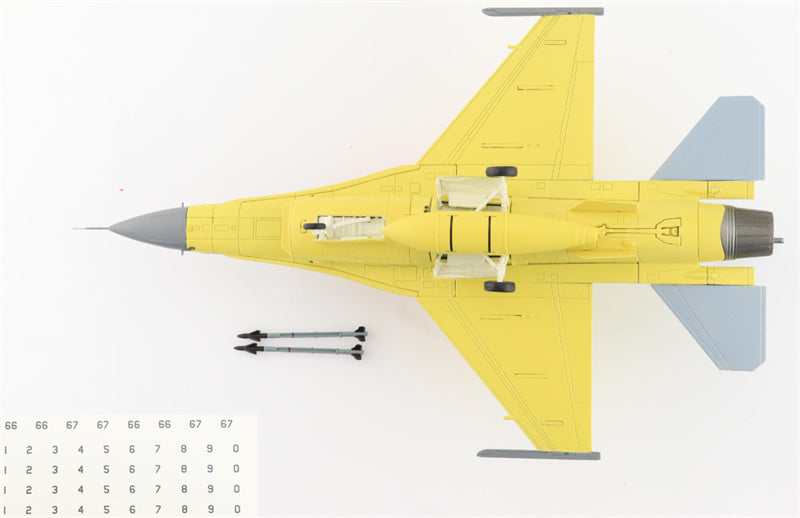 HOBBY MASTER F-16V Yellow Viper ROCAF 2023 (with decals different airplanes) 1:72 Aircraft Pre-built Model