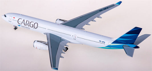 NG Models Garuda Indonesia Cargo Airbus A330-300 PK-GPA 1:400 Diecast Model view 1
