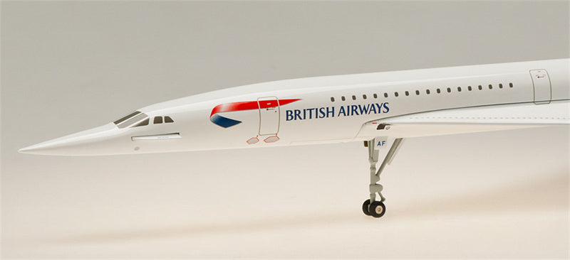 Hogan BRITISH AIRWAYS CONCORDE G-BOAF 1:200 Diecast Model view 4