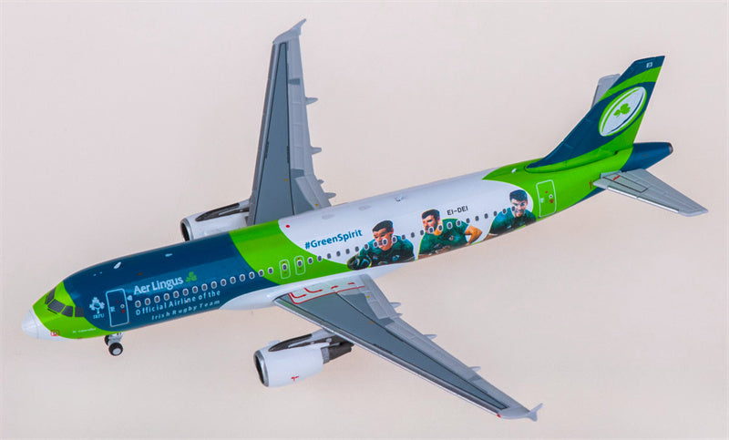 NG Models Aer Lingus Airbus A320 EI-DEI 1:400 Diecast Model view 1