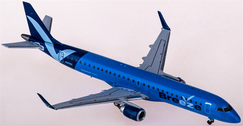 Geminijets Breeze Airways for Embraer ERJ-195AR N190BZ 1:400 Airplane Pre-built  Airliner Model Display