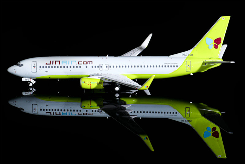 AeroPolaris 1:400 Jin Air B737-800 HL7560 DIECAST Model