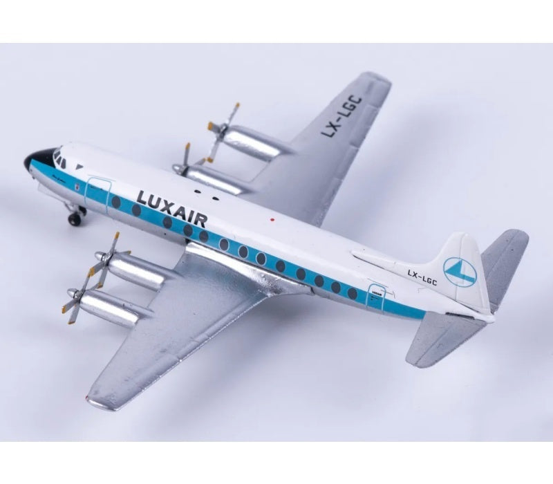 Aeroclassics 1:400 Luxair Vickers Viscount 800 LX-LGC  DIECAST Model