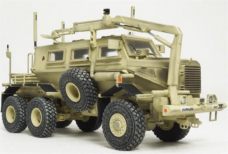 T-MODEL Buffalo Lightning Protection Vehicle US 101st Airborne Division Iraq 2006 desert color 1:72 Tank Pre-built Model