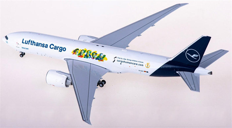 NG Models Lufthansa Cargo Boeing 777F D-ALFI 1:400 Diecast Model view 4