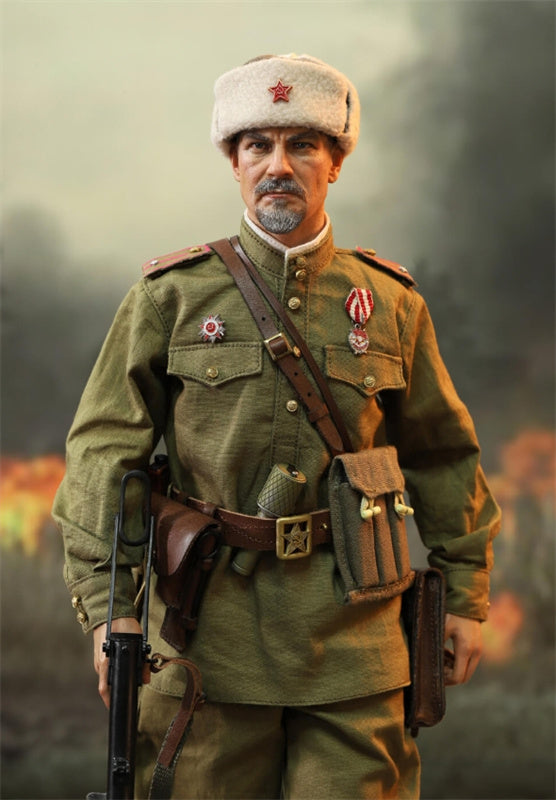 DID WWII Soviet Infantry Junior Lieutenant Viktor Reznov 1:6 Figure Pre-built Model