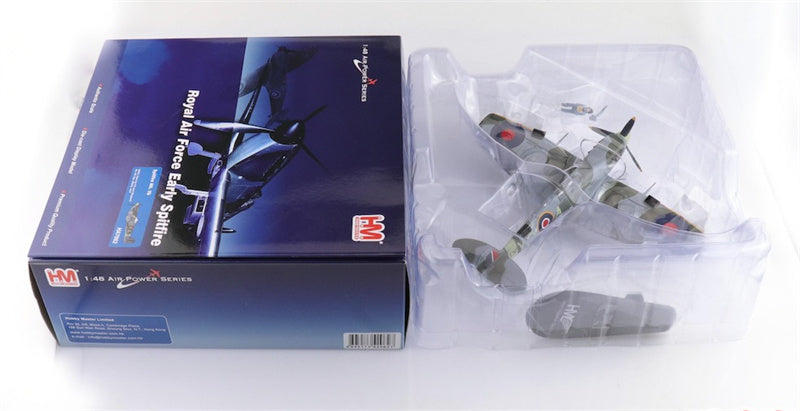 HOBBY MASTER Spitfire Mk. Vb EN921 flown by F/O Jack Sheppard No. 401 Sqn. (RCAF) 1943 1:48 Aircraft Pre-built Model