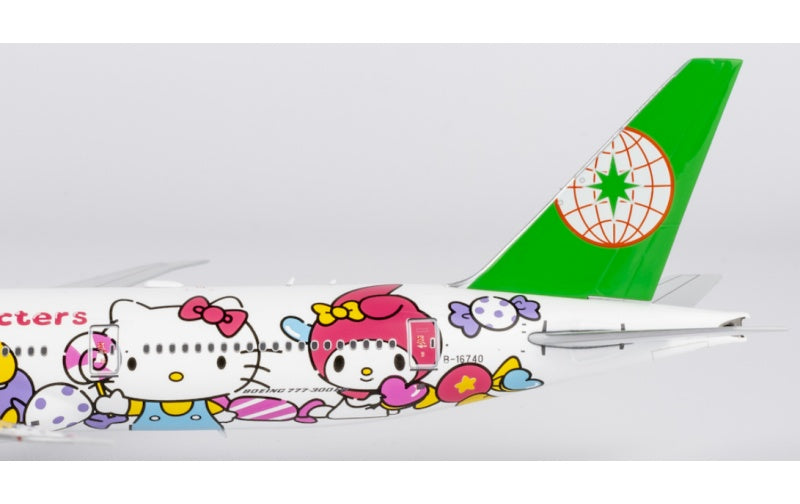 NG Models 1:400 EVA Air B777-300ER B-16740 Regular version DIECAST Model