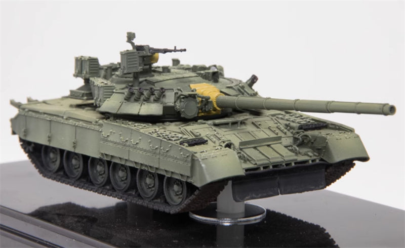 5M HOBBY Russian T-80U main battle tank shallow crossing device deployed version with switchable states w/ random tank numbers 1:72 Tank Pre-built Model