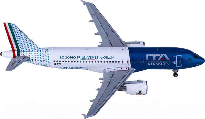 JC Wings ITA Airways Airbus A320 EI-DTG 1:400 Diecast Model view 2