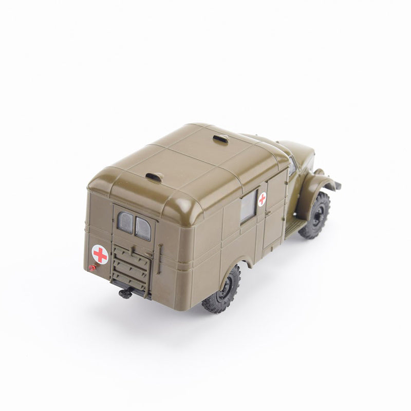 Modimio Soviet military medical special service vehicle AS-3 1:43 Tank Pre-built Model
