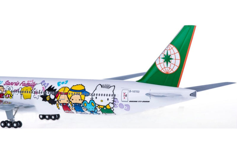 Hogan EVA Air Boeing 777-300ER B-16703 1:200 Aircraft PLUG-IN  Airliner Model Display