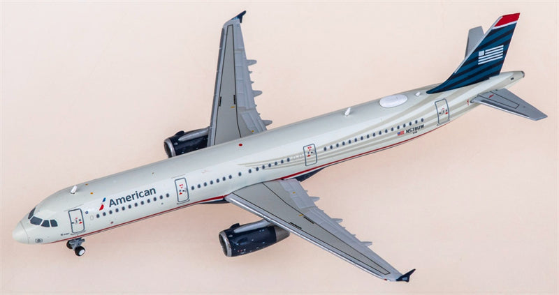 Geminijets 1:400 American Airlines Airbus A321 N578UW Diecast Model view 2