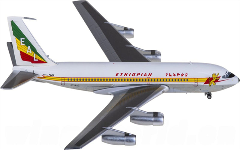 AeroClassics Ethiopian Airlines Boeing 720B ET-AAG 1:200 Diecast Model view 4