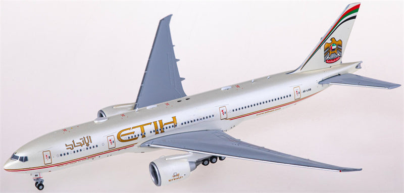 JC Wings Etihad Airways Boeing 777-200LR A6-LRB + Aviationtag 1:400 Diecast Model view 1