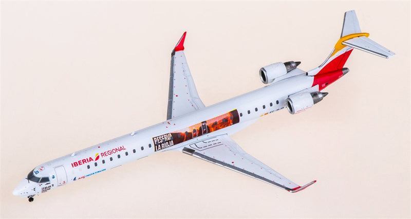 JC Wings 1:400 Iberia Bombardier CRJ1000ER EC-MJO Model