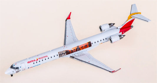 JC Wings 1:400 Iberia Bombardier CRJ1000ER EC-MJO Model