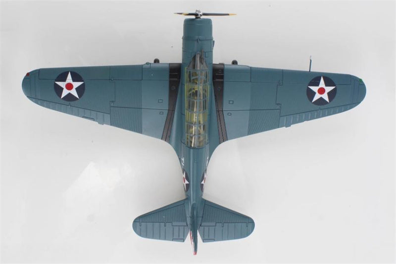 SkyMax TBD-1 Devastator Battle of Coral Sea white T-1 Lt. Cdr. James Brett VT-2 USS Lexington May 1942 1:72 Airplane Pre-built Model