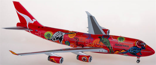 JC Wings Qantas Boeing 747-400 VH-OJB 1:200 Diecast Model view 1