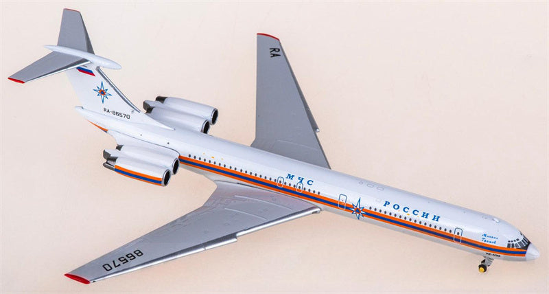 Phoenix Russia Emercom Ilyushin IL-62M RA-86570 1:400 Aircraft Model