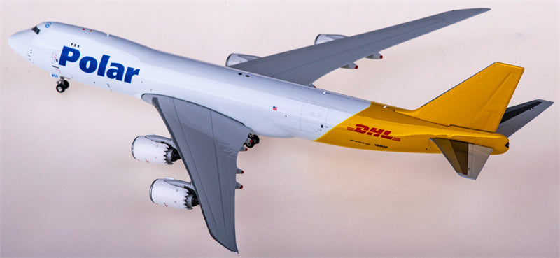 Phoenix Polar Air Cargo DHL Boeing 747-8F N855GT 1:400 Diecast Model view 3