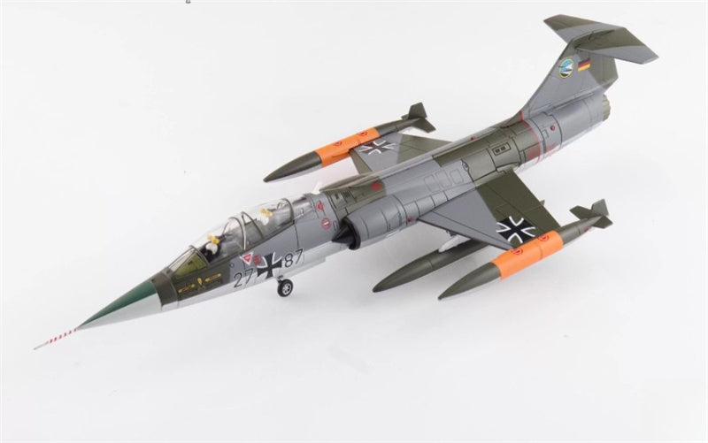 HOBBY MASTER TF-104G Starfighter 27+87 JG 74 Molders 1970s 1:72 Airplane Pre-built Model