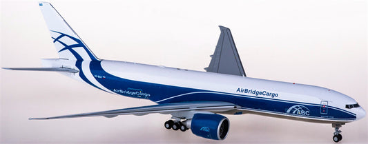 JC Wings AirBridgeCargo Boeing 777-200LRF VQ-BAO 1:200 Diecast Model view 1