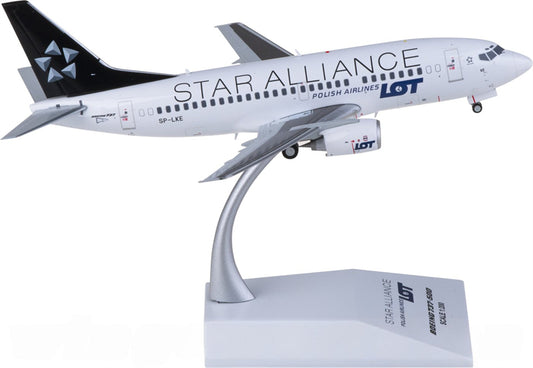 JC Wings LOT Boeing 737-500 SP-LKE Star Alliance 1:200 Diecast Model view 1