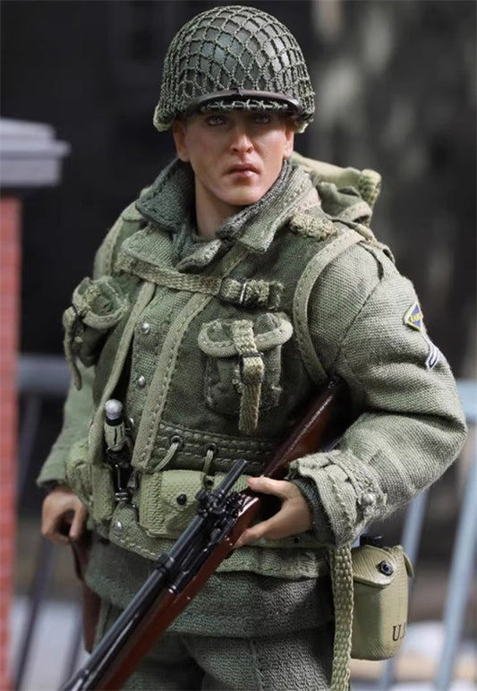 DID WWII US 2ND RANGER- PRIVATE JACKSON 1:12 Figure Pre-built Model