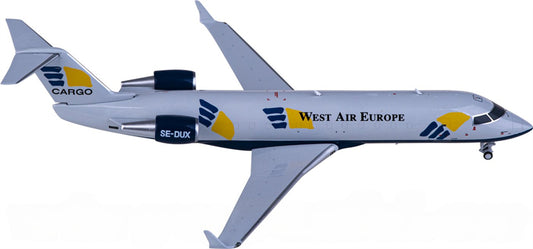 NG Models West Air Europe Bombardier CRJ200PF SE-DUX 1:200 Diecast Model view 1