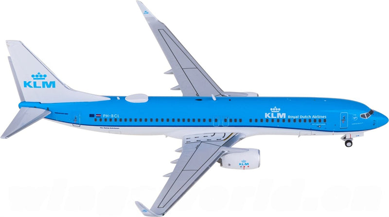 AeroPolaris KLM Boeing 737-800 PH-BCL 1:400 Diecast Model view 2