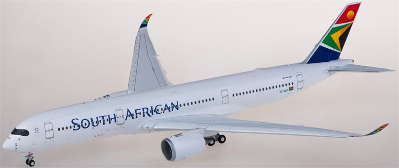 JC Wings South African Airways Airbus A350-900XWB ZS-SDF Flaps Down 1:200 Diecast Model view 1