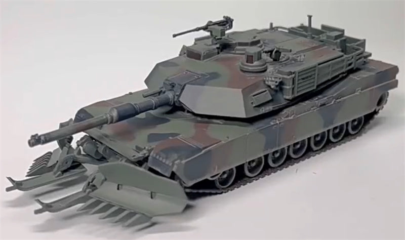 Dragon US M1A2SEP Abrams main battle tank with minesweeper mode 1:72 Tank Pre-built Model