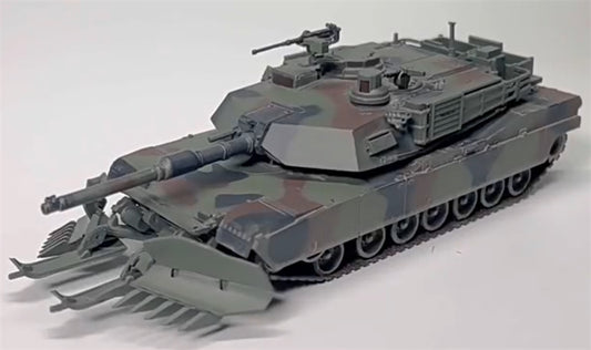 Dragon US M1A2SEP Abrams main battle tank with minesweeper mode 1:72 Tank Pre-built Model
