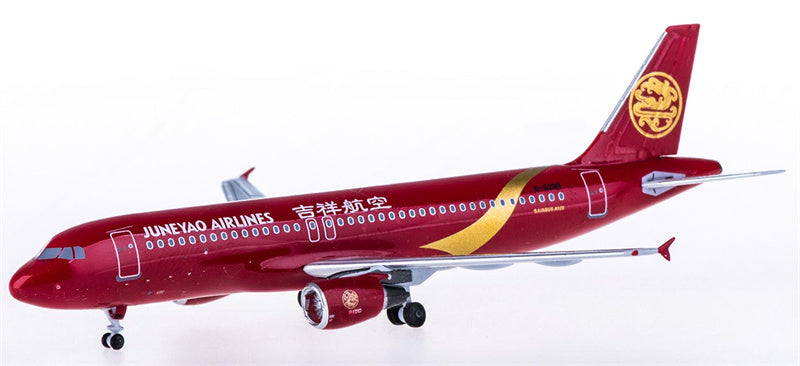 AeroClassics 1:400 Juneyao Airlines Airbus A320 B-6298 Diecast Model view 3