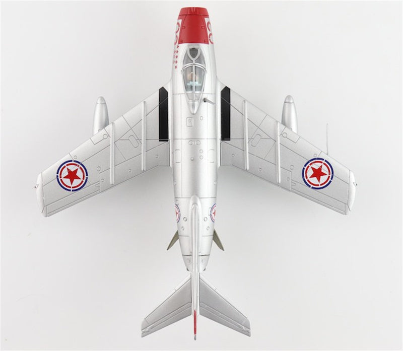 HOBBY MASTER MIG-15bis Red 03 Chinese People's Volunteers Air Force 1950s 1:72 Aircraft Pre-built Model