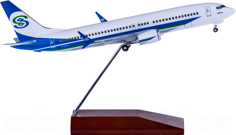 Hogan Minsheng Financial Leasing Boeing 737 MAX 8 1:200 ABS Model view 4