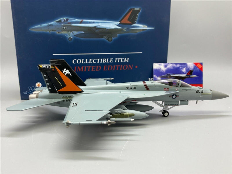 Witty F/A-18E Super Hornet US Navy VFA-81 Sunliners 166830 1:72 Aircraft Pre-built Model