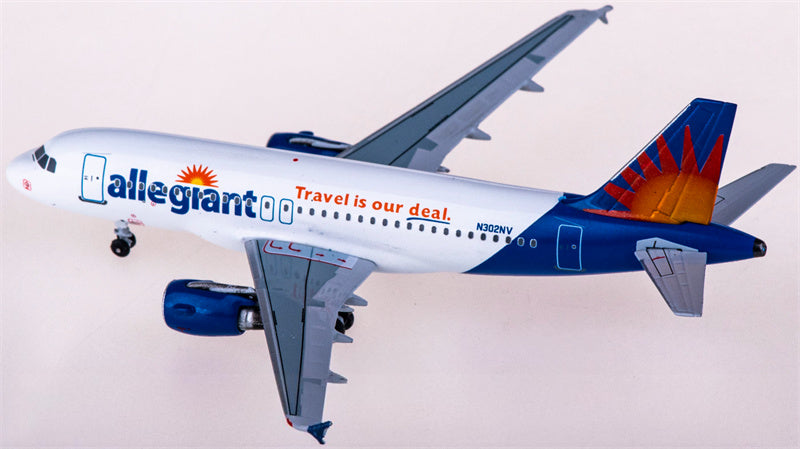 AeroClassics Allegiant for Airbus A319 N302NV 1:400 Airplane Pre-built  Airliner Model Display