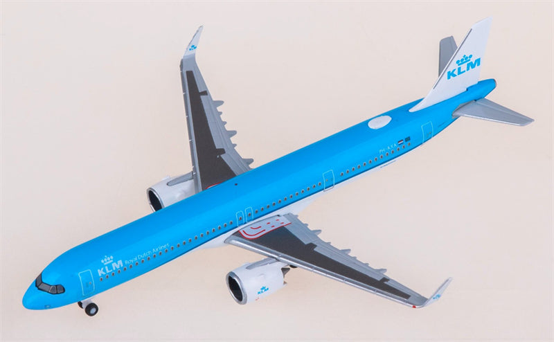 Herpa KLM for Airbus A321neo PH-AXA 1:500 Airplane Pre-built  Airliner Model Display