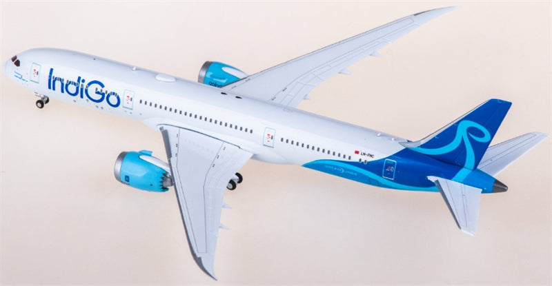 JC Wings Indigo Airlines Boeing 787-9 Dreamliner LN-FNC 1:400 Diecast Model view 3