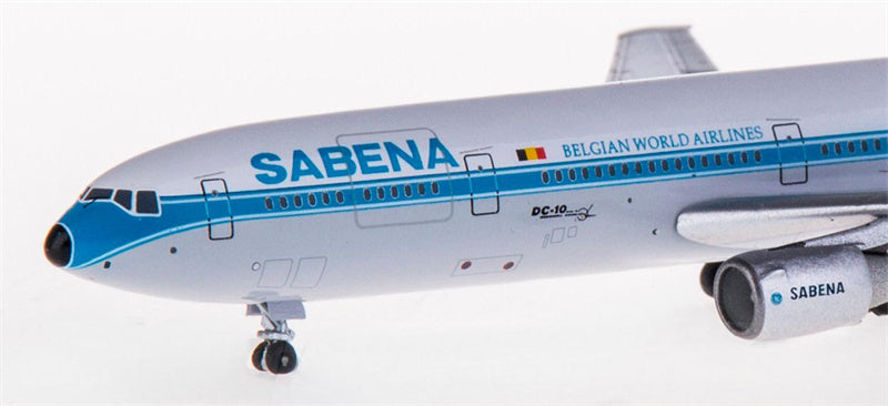 AeroClassics Sabena for McDonnell Douglas DC-10-30 OO-SLB 1:500 Aircraft Pre-built  Airliner Model Display