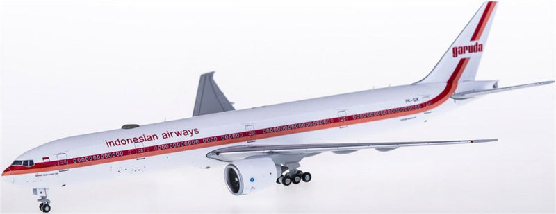 JC Wings Garuda Indonesia Boeing 777-300ER PK-GIK Retro color 1:400 Diecast Model view 4