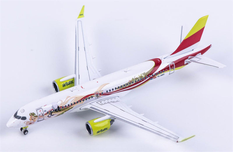 Herpa 1:400 airBaltic Airbus A220-300 YL-ABX  DIECAST Model