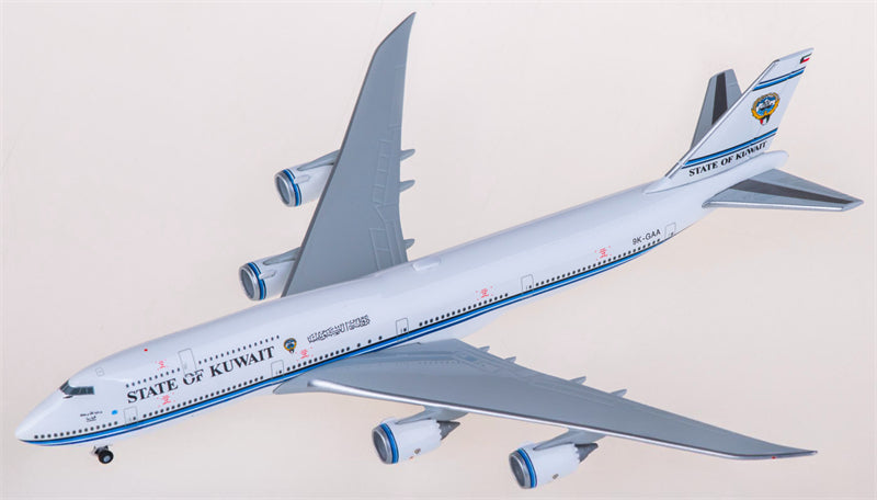 Herpa Kuwait Government for Boeing 747-8 for BBJ 9K-GAA 1:500 Airplane Pre-built Airliner Model Display