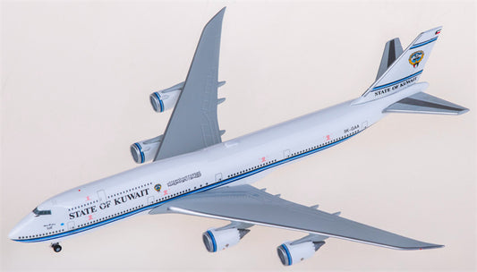 Herpa Kuwait Government for Boeing 747-8 for BBJ 9K-GAA 1:500 Airplane Pre-built Airliner Model Display